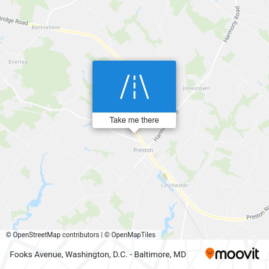 Mapa de Fooks Avenue