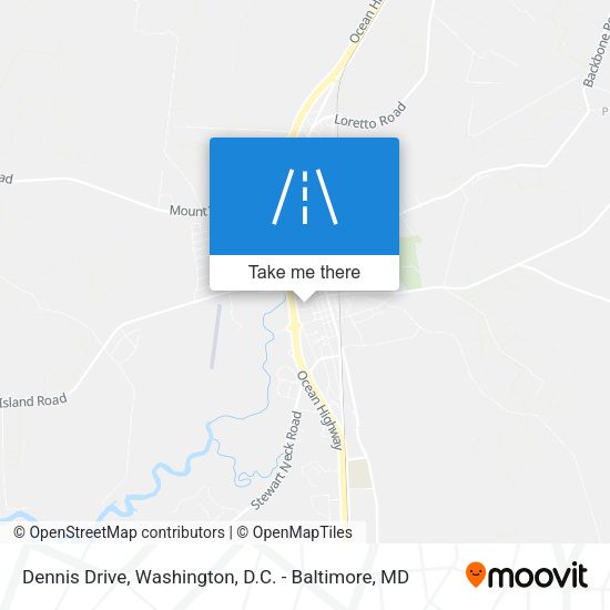 Dennis Drive map
