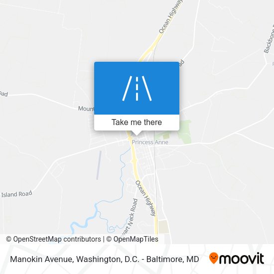 Mapa de Manokin Avenue