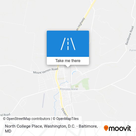 North College Place map