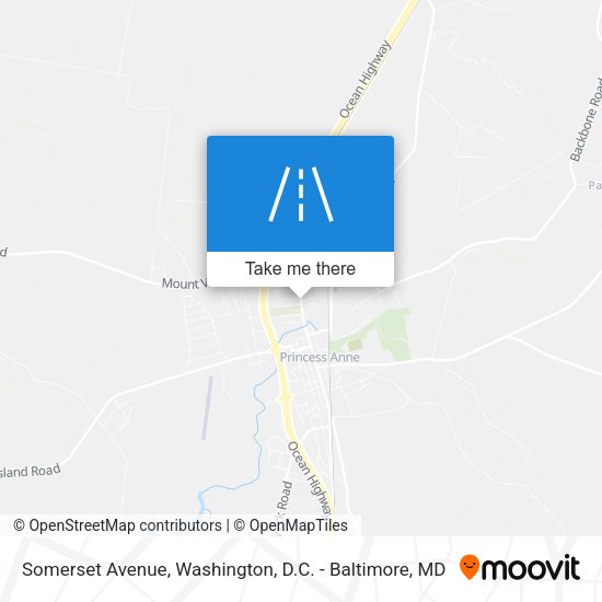 Mapa de Somerset Avenue