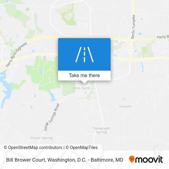 Bill Brower Court map