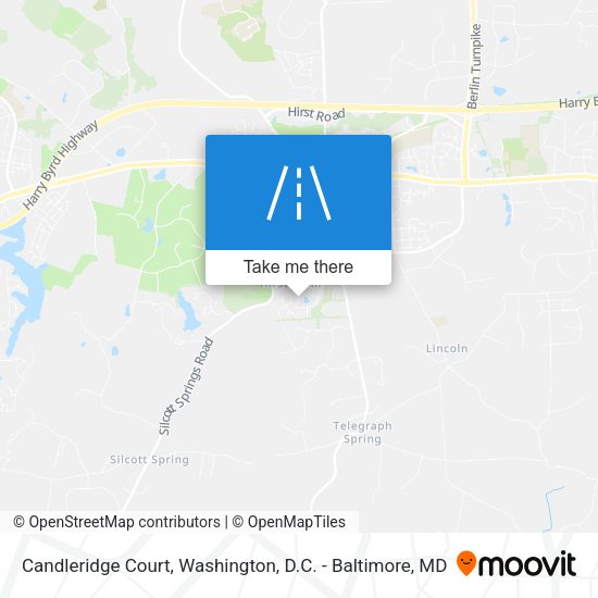 Candleridge Court map
