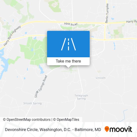 Mapa de Devonshire Circle