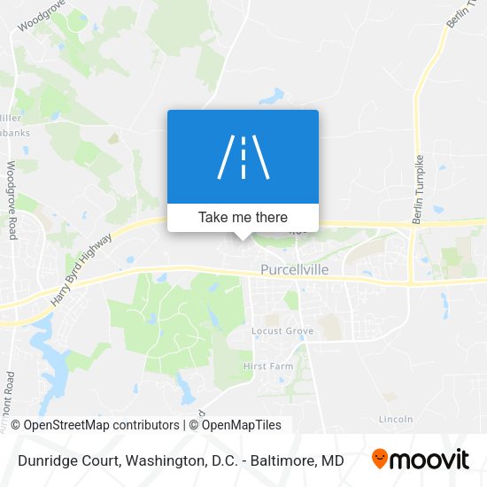 Mapa de Dunridge Court