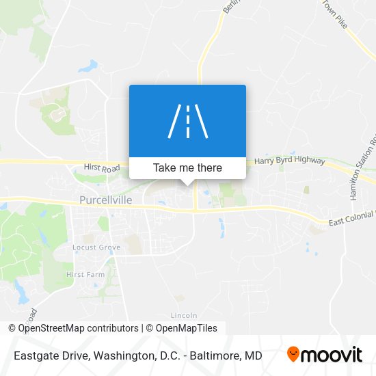 Eastgate Drive map
