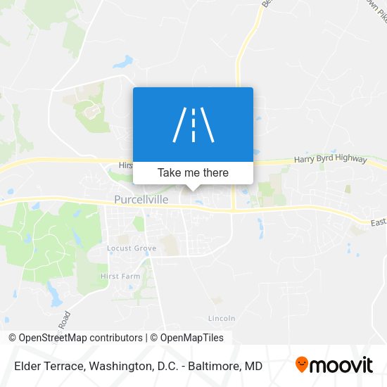 Elder Terrace map