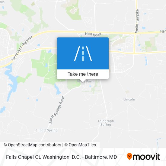 Mapa de Falls Chapel Ct
