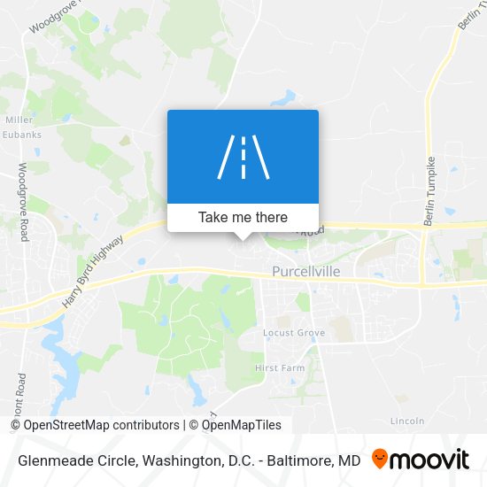 Glenmeade Circle map