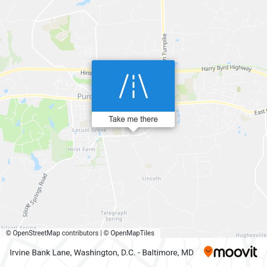 Irvine Bank Lane map