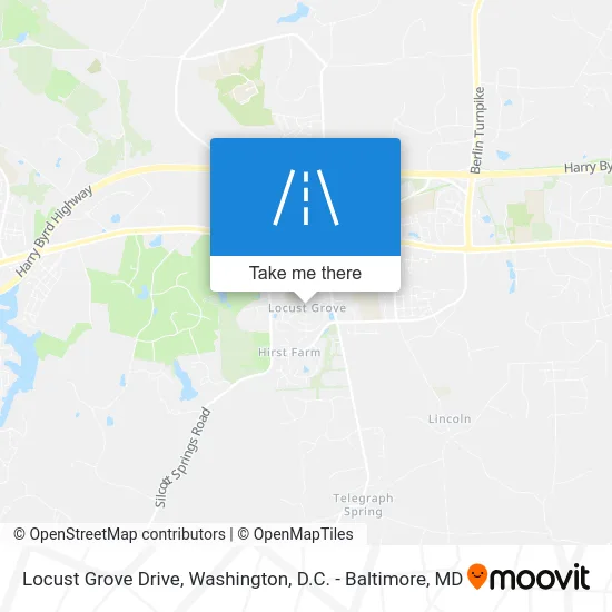 Locust Grove Drive map