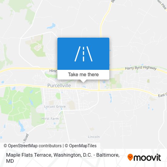 Mapa de Maple Flats Terrace