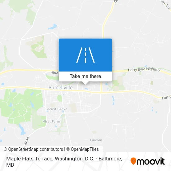 Maple Flats Terrace map