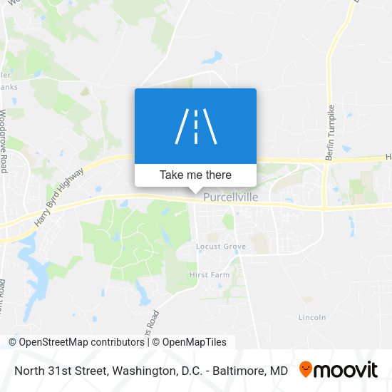 Mapa de North 31st Street