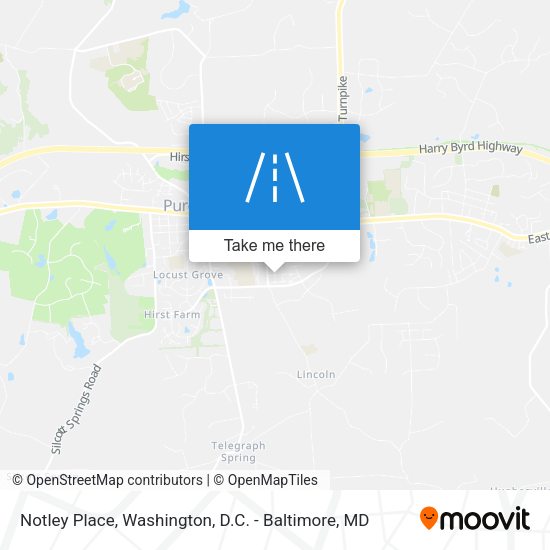 Mapa de Notley Place