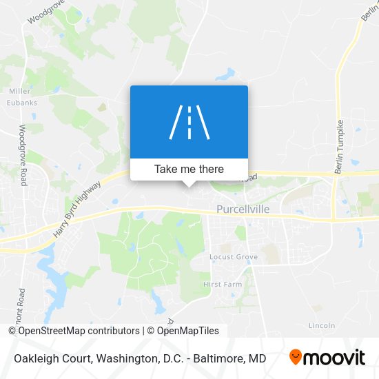 Mapa de Oakleigh Court