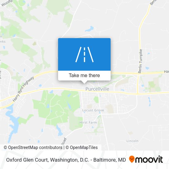 Oxford Glen Court map