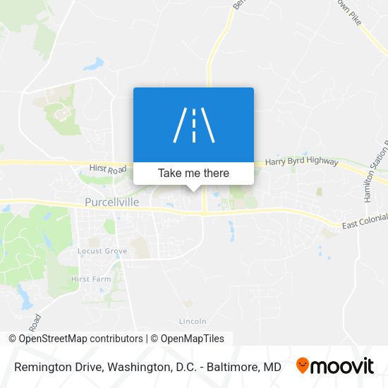 Remington Drive map