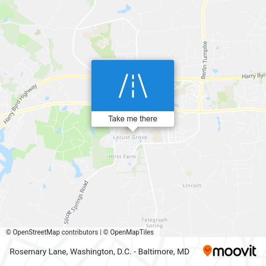 Mapa de Rosemary Lane