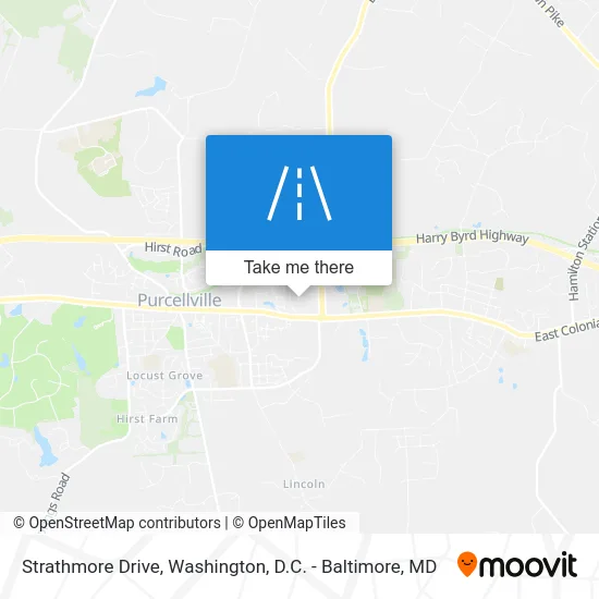 Strathmore Drive map