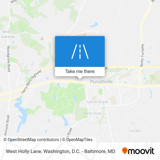 Mapa de West Holly Lane