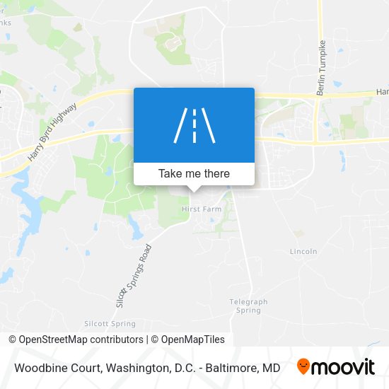 Woodbine Court map