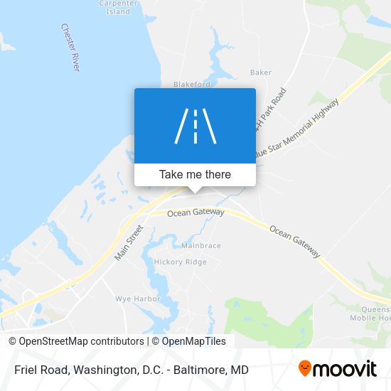 Mapa de Friel Road