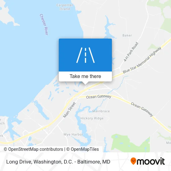 Mapa de Long Drive