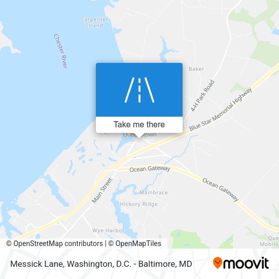 Messick Lane map