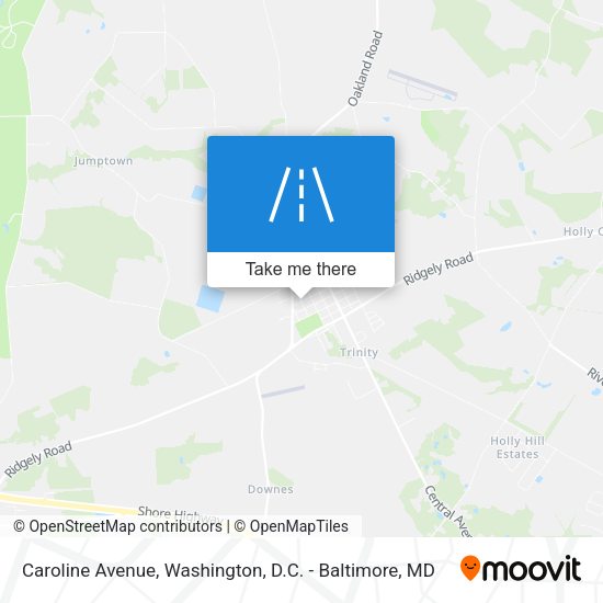 Mapa de Caroline Avenue
