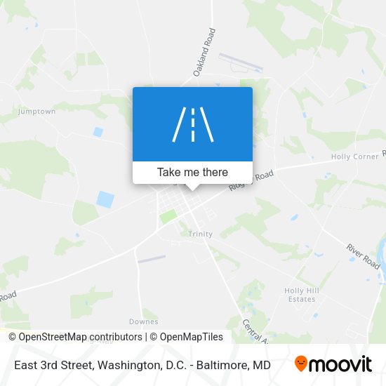 Mapa de East 3rd Street