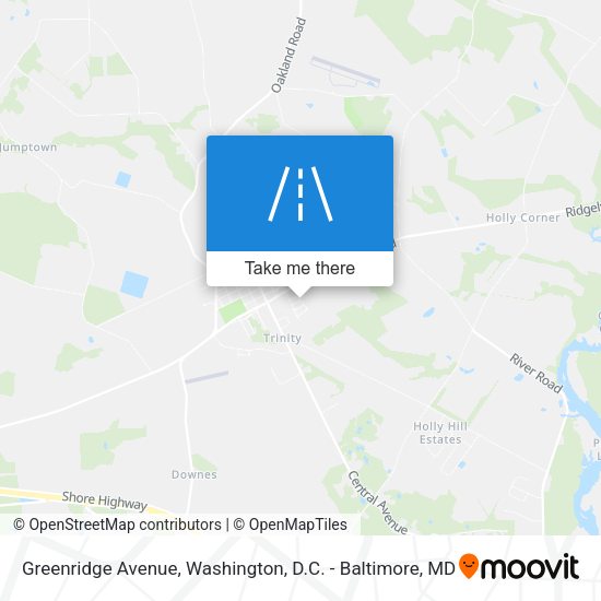 Greenridge Avenue map