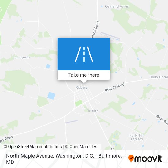 Mapa de North Maple Avenue