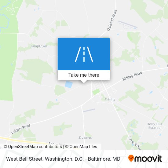 Mapa de West Bell Street