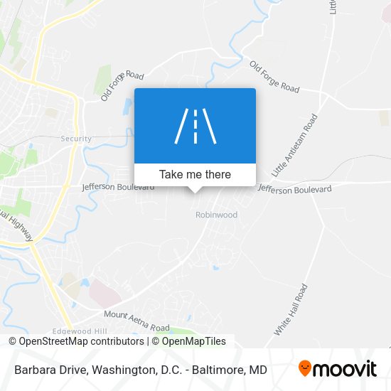 Barbara Drive map