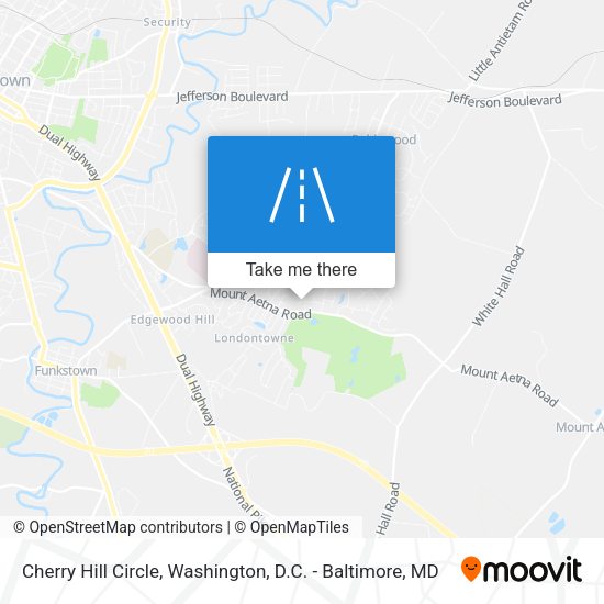 Cherry Hill Circle map