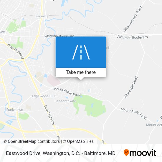 Eastwood Drive map