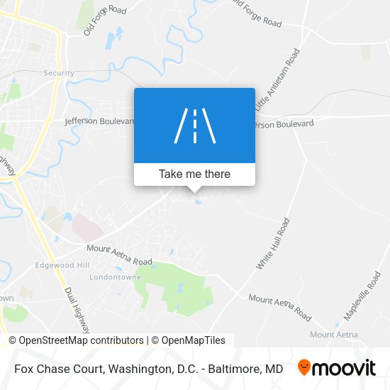 Mapa de Fox Chase Court