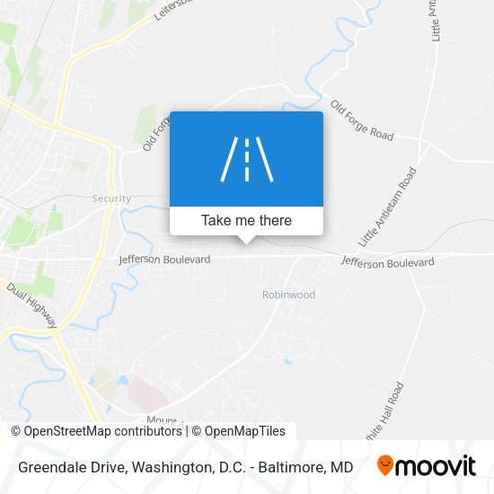 Greendale Drive map