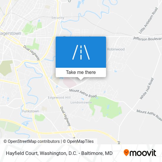 Hayfield Court map