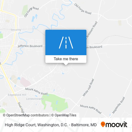 High Ridge Court map