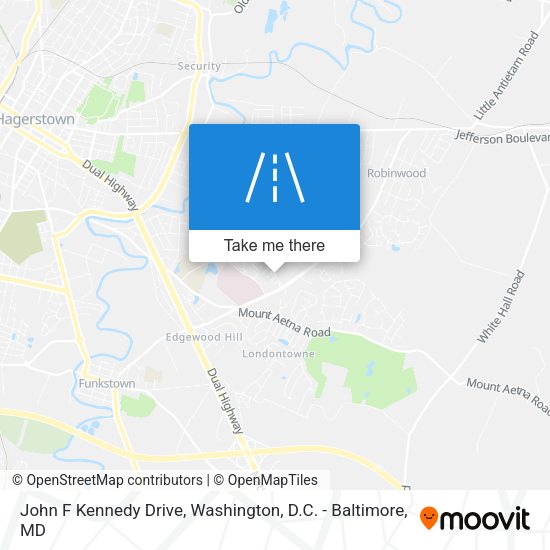 Mapa de John F Kennedy Drive