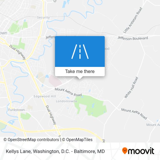 Kellys Lane map