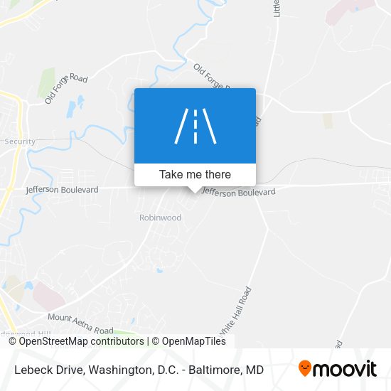 Lebeck Drive map