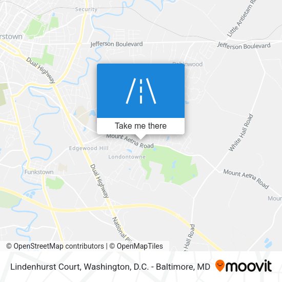 Lindenhurst Court map