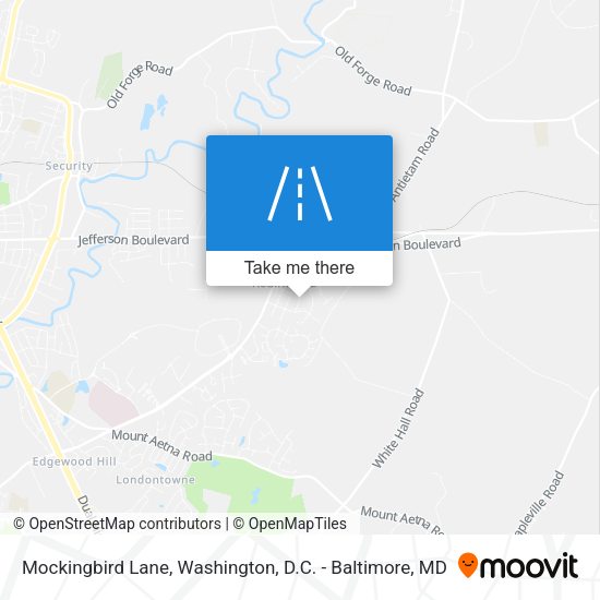 Mockingbird Lane map
