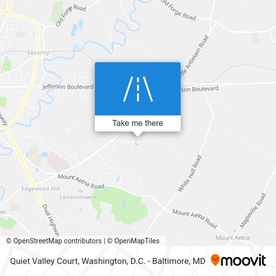 Mapa de Quiet Valley Court