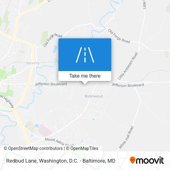 Redbud Lane map