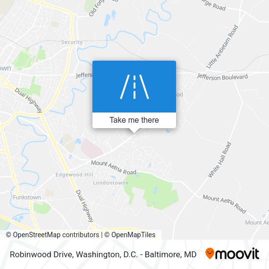 Mapa de Robinwood Drive