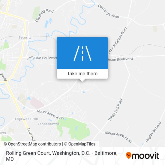 Rolling Green Court map